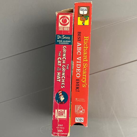 Sing Along Classics Dr Suess The Grinch Cat in Hat Richard Scarry ABC Animated - Picture 2 of 10